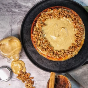 Cheesecake crema cacahuete